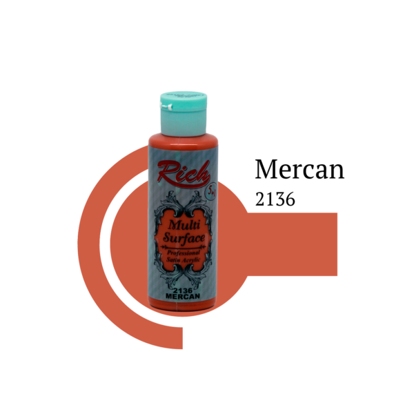 Rich Multisurface Acrylfarbe 2136 Mercan 130 ml