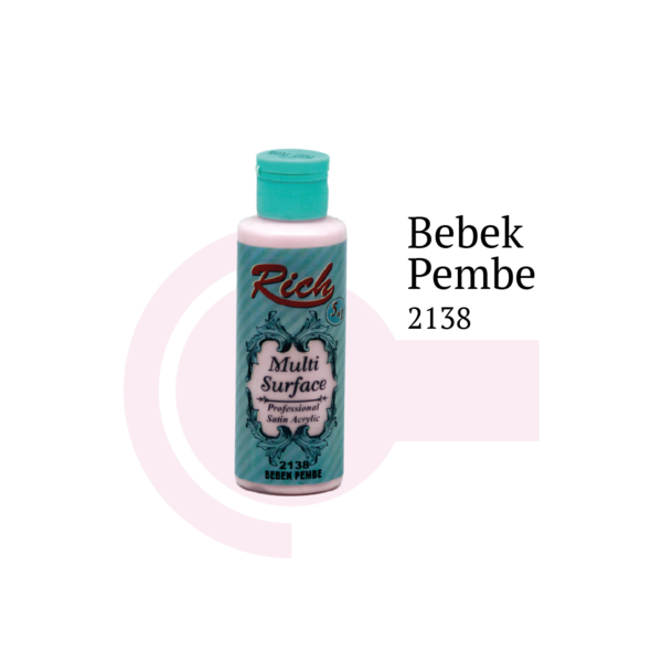 Rich Multisurface Acrylfarbe 2138 Baby Pink 130 ml