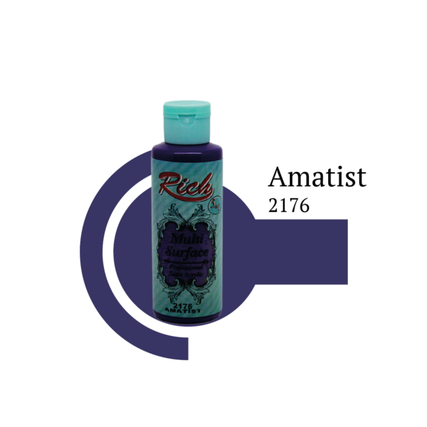Rich Multisurface Acrylfarbe 2176 Amatist 130 ml