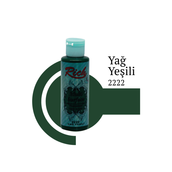 Rich Multisurface Acrylfarbe 2222 Fett grün 130 ml