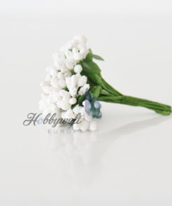 Knospen Weiß 12 Stück