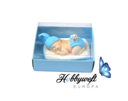 Asetatschachtel Blau 9*9*3cm  5stk