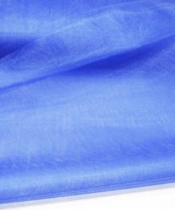 TÜLLSTOFF 1 Meter  Royalblau