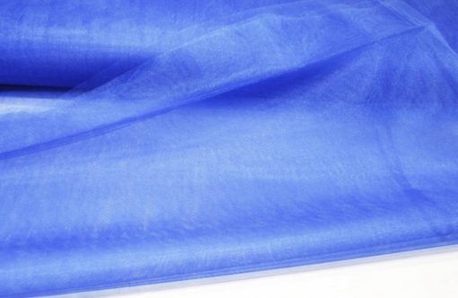 TÜLLSTOFF 1 Meter  Royalblau