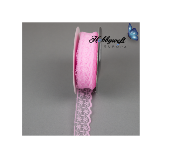 Spitzenband Rosa 2 cm