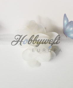 Laserschnittblumen 10 Stück Weiss