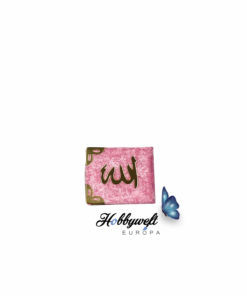 Mini Koran Rosa mit Pleksi 5x5,5 cm
