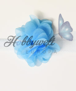 Laserschnittblumen 10 Stück Blau