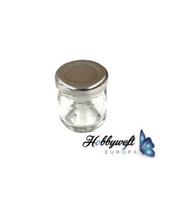 Marmeladenglas mit  Silbernem Deckel 40 ml