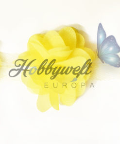 Laserschnitt Blume Gelb 10 Stk