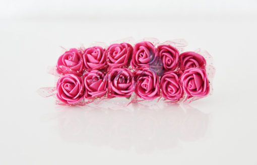 Latexblumen Fushia 12 Stück