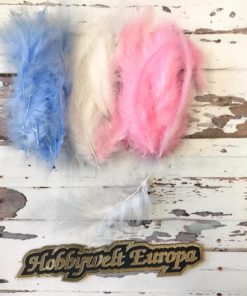 Künstliche Deko Federn Weiß