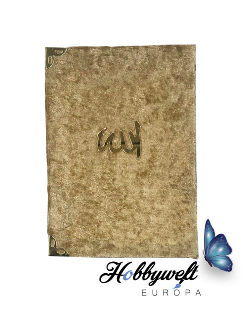 Yasin Gebetsbuch Gold mit Pleksi 10*14 cm