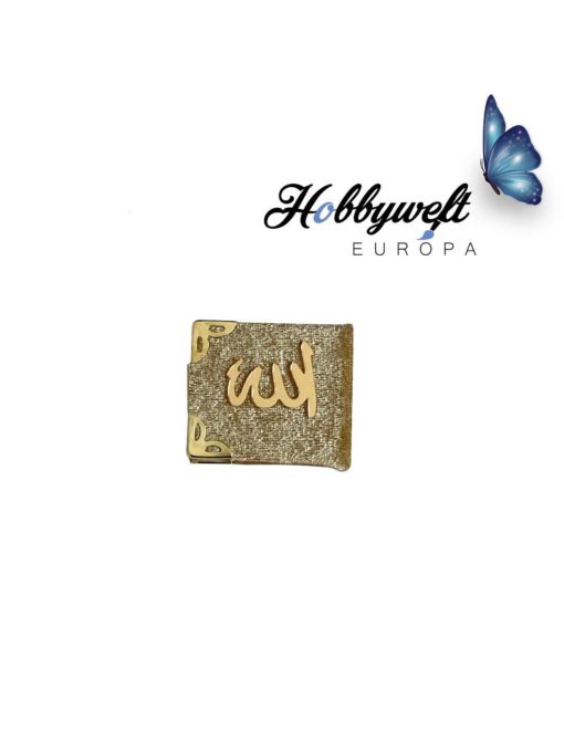 Mini Koran Gold mit Pleksi 5×5,5 cm