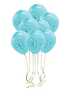 Erster Geburtstag Ballons Blau 10 stk