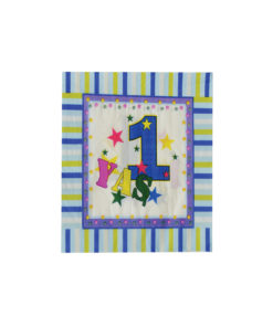 Erster Geburtstag Servietten Blau 20 stk