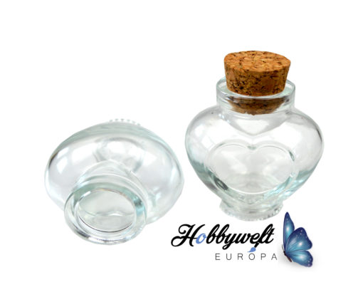Herzglasflasche
