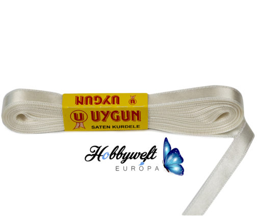 Satinband Creme 1 cm