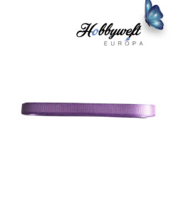 Satinband geriffelt Flieder 1 cm