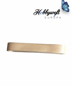 Satinband geriffelt Creme 2 cm