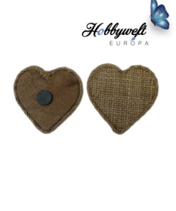 Jute Magnet Herz