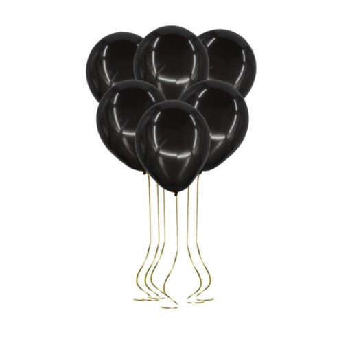 Luftballons Schwarz 10 stk