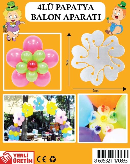 Ballon Blumengirlande