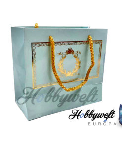 Geschenktüte Blau-Gold