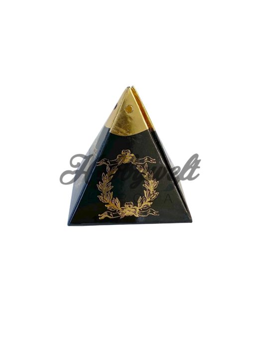 Pyramidenschachtel Schwarz - Gold