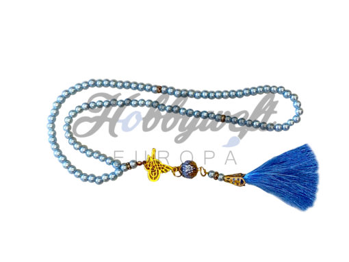 Perlengebetskette Blau