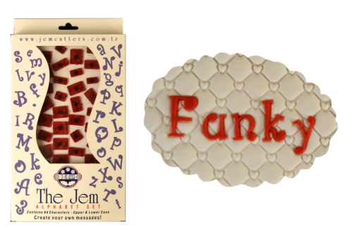 The Jem Alphabet Stempel Fanky