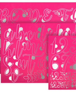 Kalligraphie Alphabet Stempel Set - Curly set 1