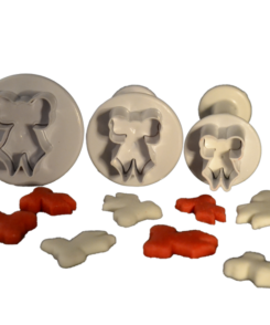 Ausstecher + Stempel Schleife 3er-Set