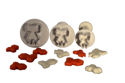 Ausstecher + Stempel Schleife 3er-Set