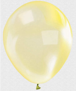 Macaron Ballons Gelb NEU 10 stk