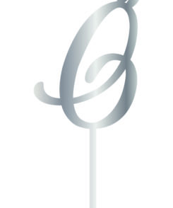 Cake Topper "Ö" Silber