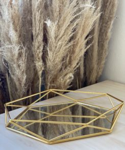Prisma Tablett Gold mittel