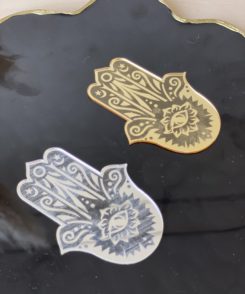 Plexiglas Fatimas Hand Gold