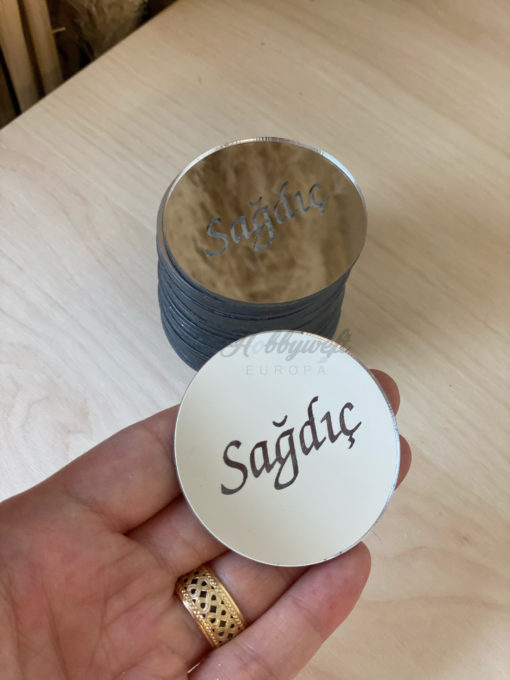 Plexiglas Sagdic Silber 5 cm