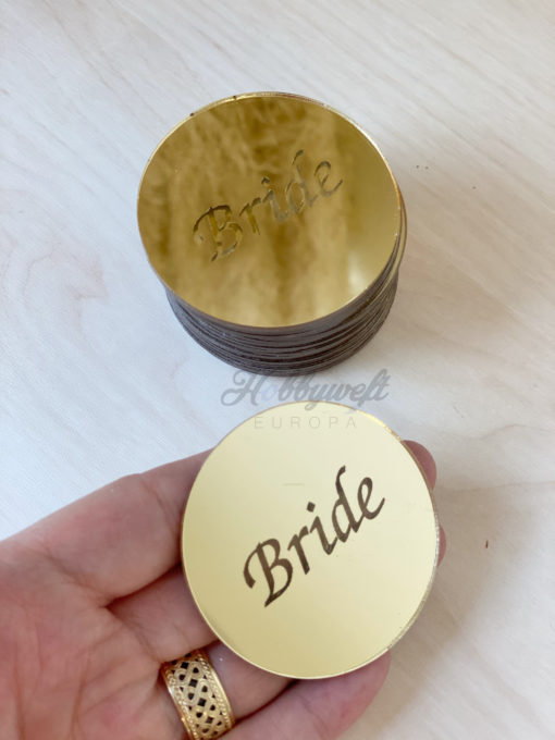 Plexiglas Bride Gold 5 cm