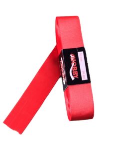 Satinband geriffelt rot 3 cm