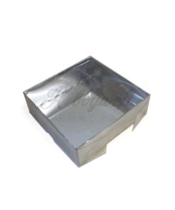 Asetatschachtel Silber 5stk