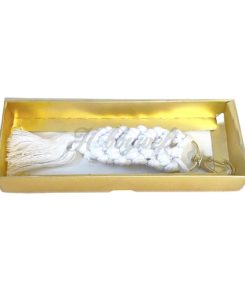 Makramee Schachtel Gold