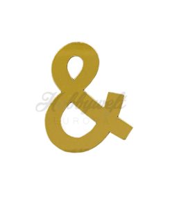 Plexiglas & Zeichen Gold