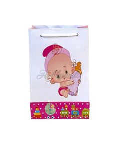 Geschenktüte Rosa Baby 12*17 cm