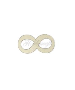 Plexiglas ∞ Zeichen Silber