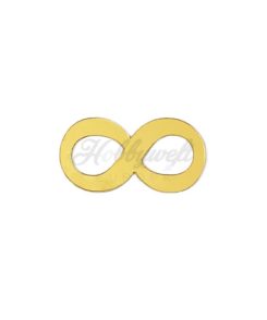 Plexiglas ∞ Zeichen Gold