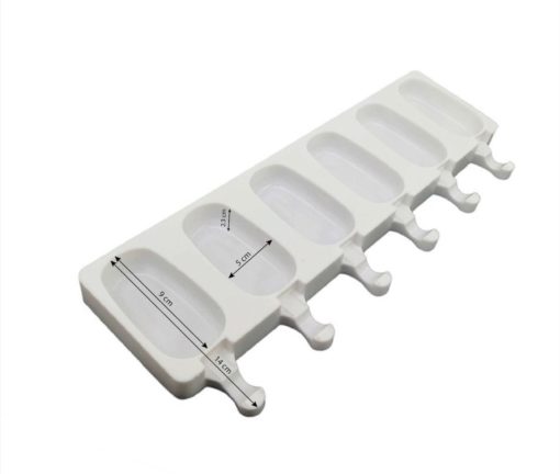 Silikonform für Eis 6er