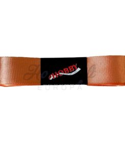 Satinband geriffelt Orange 3 cm