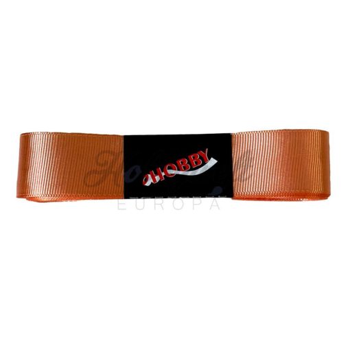 Satinband geriffelt Orange 3 cm